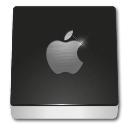 Disc Apple White Icon 256x256 png